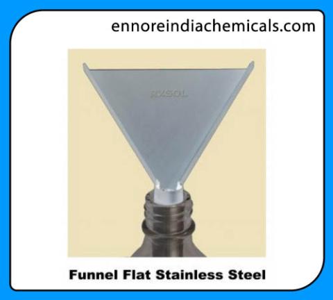 Funnel Flat  Stainless Steel
