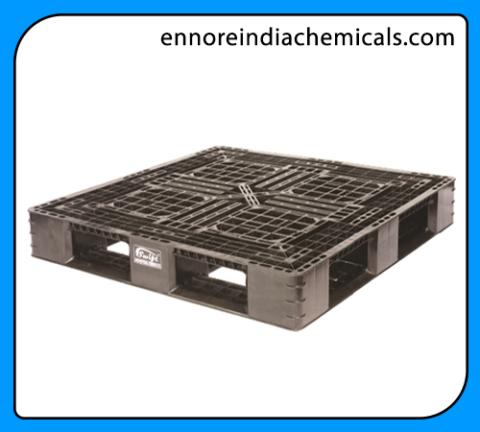 HDPE Injection Molded 4 Way Entry Double Deck Plastic Pallets-Export Range