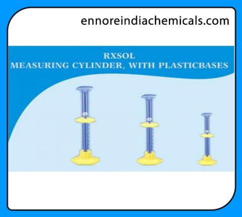MEASURING CYLINDER WITH PLASTIC BASES